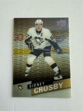 Sidney Crosby Upper Deck Hockey Card - White & Black Franchise Force